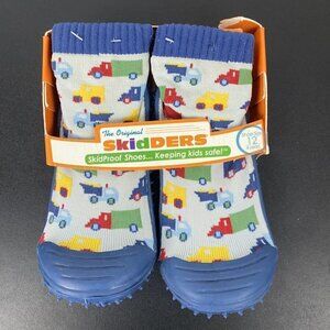 The Original Skidders Skidproof Shoes Size 12 Blue Trucks New NWT Machine Wash